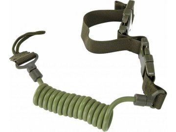 Pistolová šňůra model B - zelený, CONQUER Tactical Gear