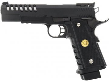 Airsoftová pistole Hi-Capa 5.1 K Lightened - černá, celokov, GBB, CO2, WE