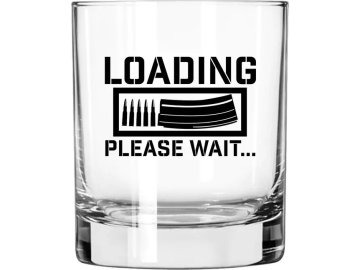 Luc Sklenice na whisky - Loading please wait, 325ml, Lucky Shot USA 01