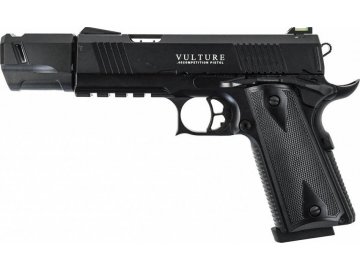 Airsoftová pistole PRS Vulture Tactical - černá, celokov, GBB, ICS