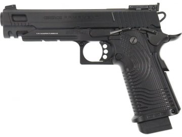 Airsoftová pistole GPM1911 CP MS Mk I - černá, celokov, GBB. G&G
