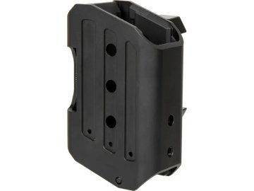 FMA Hliníková pistolová sumka Alpha na 40mm opasek - černá, FMA 01