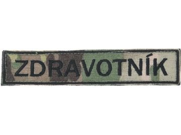 Textilní nášivka Jmenovka ZDRAVOTNÍK - Multicam, Army