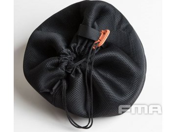 Síťovaná látková taška 30x30cm - černá, FMA