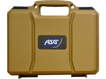 Plastový kufr na pistoli 31x27x7,5cm - pískový TAN, ASG