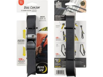 Upínací systém Dual CamJam® Tie Down 12" - černý, Nite Ize