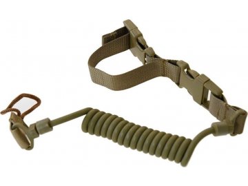 Pistolová šňůra model B - písková, CONQUER Tactical Gear