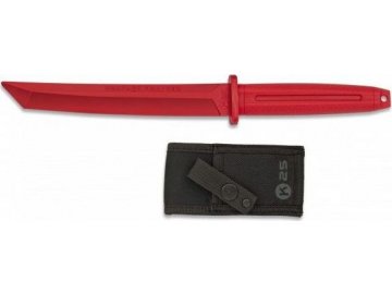 Cvičný gumový nůž NATO s pouzdrem - červený, Originální výstroj