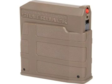 SVB Dlouhý zásobník pro TAC-41 - FDE, ABS, tlačný, 110bb, Silverback Airsoft 01