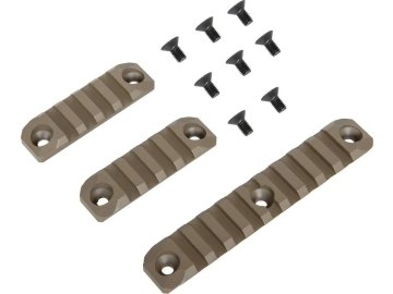 SPE Set kovových RIS lišt pro systém RAHG - 3ks, pískové TAN, Specna Arms 01