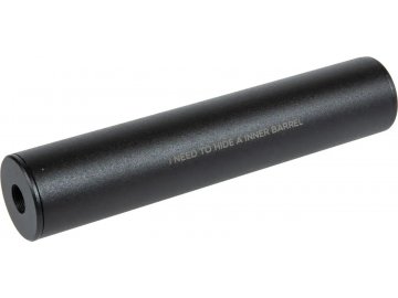 Tlumič Covert Tactical Standard "Hide" 200x40mm - černý, kovový, Specna Arms