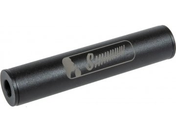 Tlumič Covert Tactical Standard "Shhhhh" 150x30mm - černý, kovový, Specna Arms