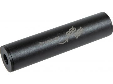 Tlumič Covert Tactical PRO "Put Bacon Here" 150x35mm - černý, kovový, Specna Arms