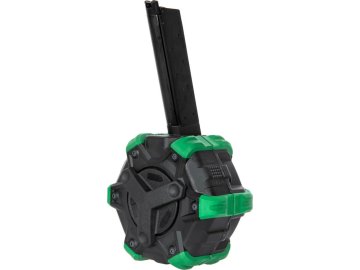 Wet Bubnový plynový zásobník pro WE 1911 - černý/zelený, točný, 350bb, WE 01