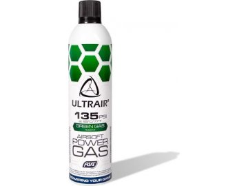 Plynová láhev ULTRAIR Green Power Gas se silikonem - 570ml, 135 PSI, ASG