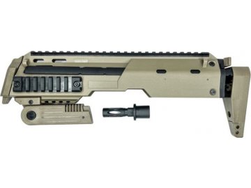 Konverzní SMG kit pro plynové pistole AAP-01 - pískový TAN, CTM TAC
