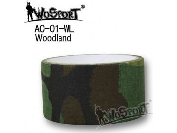 Lepící látková páska - Woodland, Wosport
