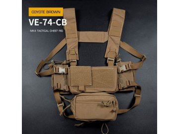 Taktický Chest rig MK4 - Coyote, Wosport