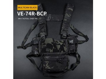 Taktický Chest rig MK4 - MC Black, Wosport