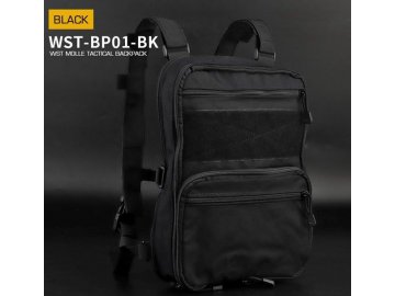 Batoh Tactical Flat Pack - černý, Wosport