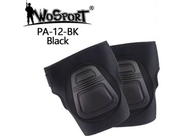Chrániče kolen PA-12 - černé, Wosport