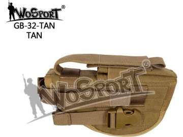 Univerzální pistolové MOLLE pouzdro - pískové TAN, Wosport