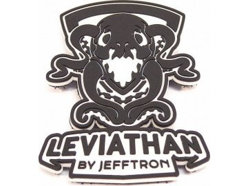 3D nášivka Leviathan - černobílá, JeffTron