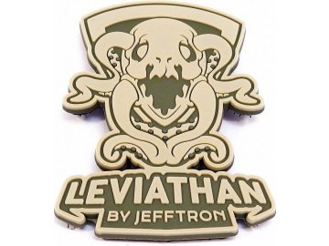 3D nášivka Leviathan - zelená, JeffTron