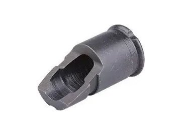 EIL Ocelový kompenzátor AKM - černý, 14mm levotočivý, E&L 01