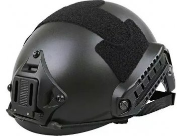 Taktická helma X-Shield FAST MH (replika) - černá, GFC
