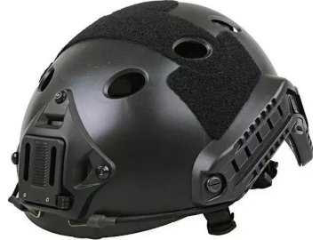 Taktická helma X-Shield FAST PJ (replika) - černá, GFC