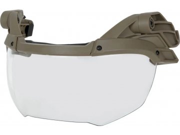 Ochranný štít pro helmy typu FAST - pískový TAN, GFC