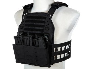 PRI Taktická vesta Laser-Cut Stegadon - černá, Primal Gear 01