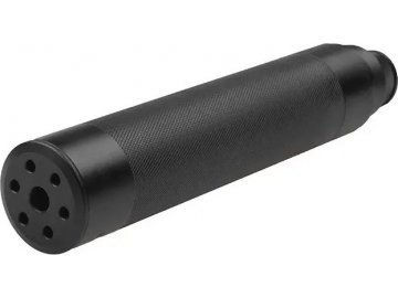 Kovový tlumič SRS QD DTSS .300, 200x41,3mm - včetně adaptéru, Silverback