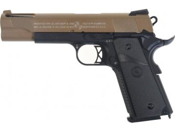 Airsoftová pistole COLT 1911 Ported - Two Tone, GBB, SRC