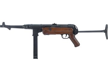 Airsoftový samopal Schmeisser MP40 - černý, celokov, CyberGun