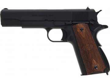 Airsoftová pistole 1911 Auto Ordnance - černá, dřevo, celokov, GBB, CyberGun/AW Custom