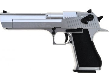 Airsoftová pistole Desert Eagle .50 AE - stříbrná, kufr, GBB, CyberGun/HFC