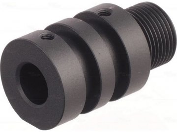 Action Army Redukce tlumiče pro AAP-01C - černá, závit 14mm levotočivý, Action Army 01