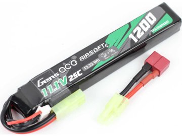 Gen Li-Pol akumulátor Gens ACE 11,1V 1200mAh 25C - Mini Tamiya 01