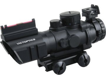 VEC Puškohled VictOptics C1 Fiber Sight 4x32 Prism - černý, Vector Optics 01