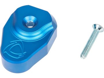 CRI CNC záslepka pažby Backstock pro M4/M16 AEG/HPA - modrá, Core Airsoft Italy 01