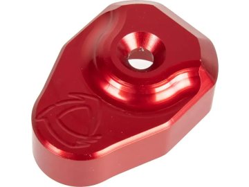 CRI CNC záslepka pažby Backstock pro M4/M16 AEG/HPA - červená, Core Airsoft Italy 01