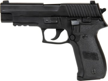 DBY Airsoftová pistole 778 - černá, kovový závěr, GBB, DBoys/Double Bell 01