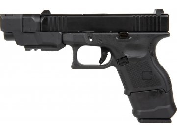 Airsoftová pistole 824A Advanced - černá, kovový závěr, GBB, CO2, DBoys/Double Bell