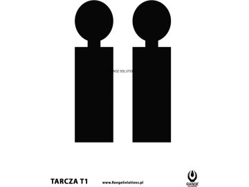 RAN Střelecké terče T1 430x610mm - 50ks, Range Solutions 01