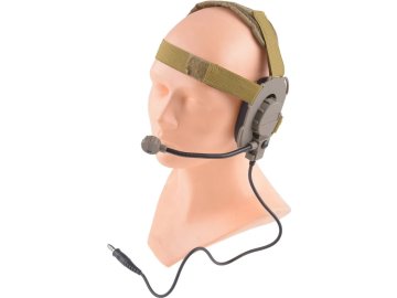 SPE Taktický headset - pískový TAN, Specna Arms 01