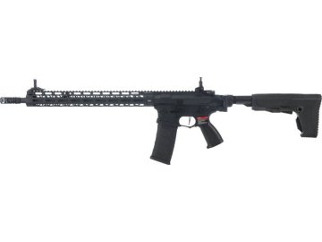 GIG Airsoftová zbraň CM16 SRF 16" - černá, ABS, G&G 01