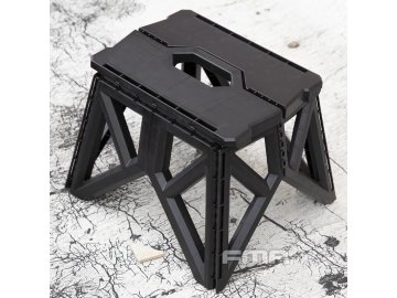 Skládací plastová židle - černá, FMA