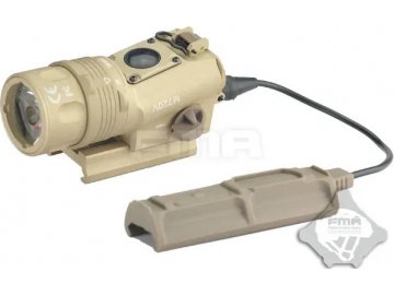 Taktická svítilna FMA M720V na zbraň - písková DE, FMA
